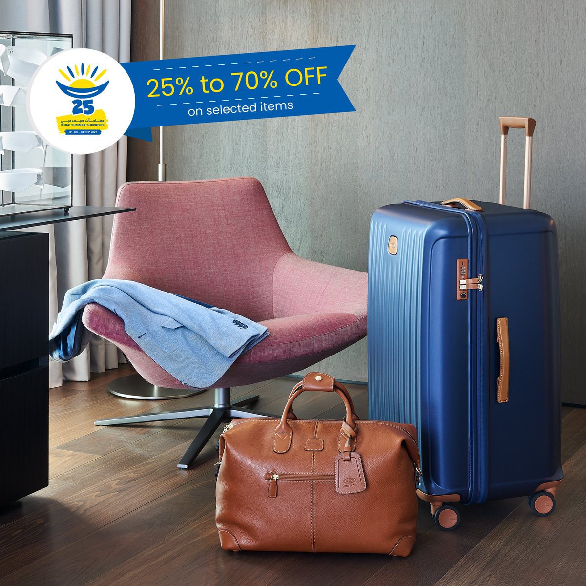 amtiahme's tweet image. Don’t miss out on our Dubai Summer Surprises Promotion up to 70% OFF! Happy Weekend 😊 

Visit our stores @DFCdubai, @arabiancenter 
 and @yasmallad
 
#bricsmilano #itravelbrics #bybrics #MyDSS #DSS #DubaiSummerSurprises