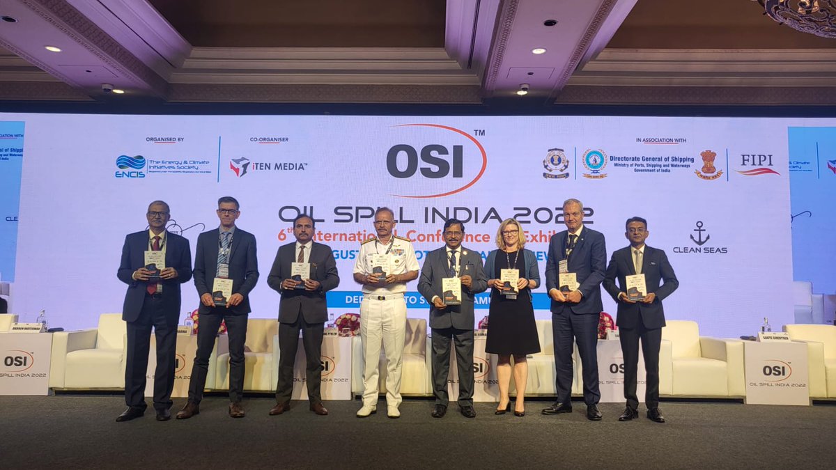 Director General <a href="/IndiaCoastGuard/">Indian Coast Guard</a> VS Pathania, PTM, TM, #DGICG inaugurated the 6th edition of the International Oil Spill Conference,  OSI 2022,  today at #NewDelhi. The conference will see participation from senior officials, and experts from various Ministries/ industries.