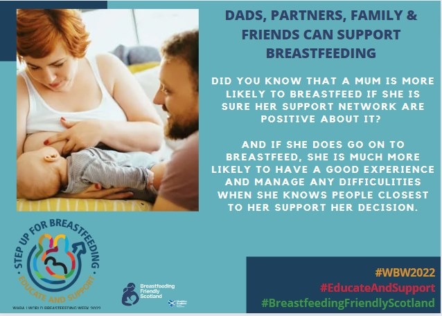 Partners, family, friends.....your support is essential! We love to chat to you on the postnatal wards and welcome you to our support groups along with mum and baby!

#waba #wbw2022 #stepupforbreastfeeding #educateandsupport #warmchain