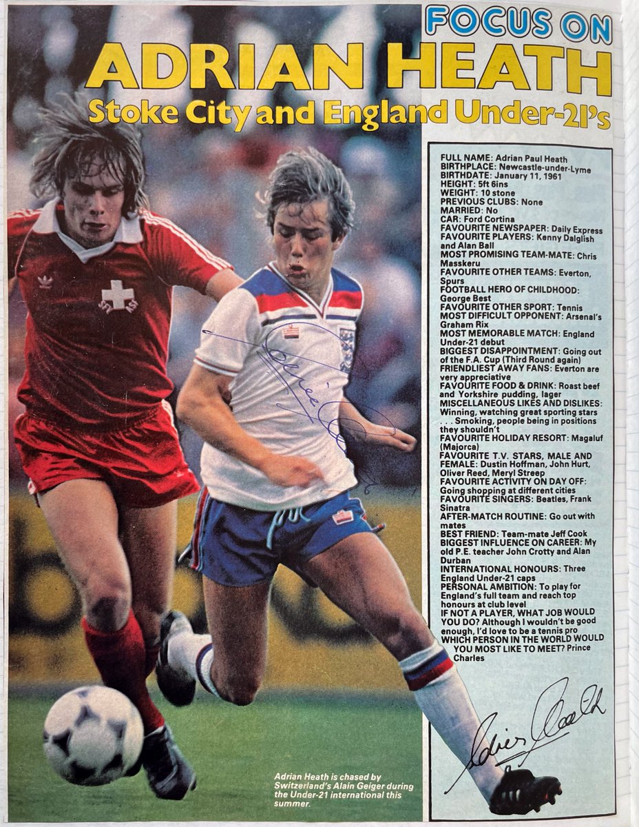 FOOTBALLERS AUTOGRAPHS of the 70s & 80s tweet media