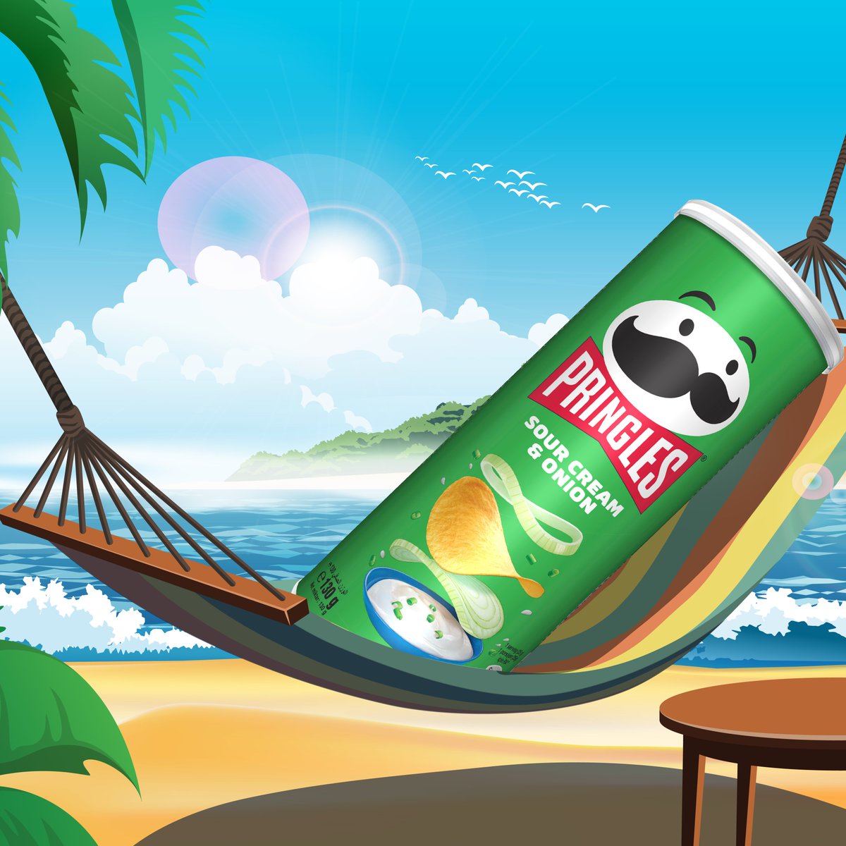 pringles_TR's tweet photo. ☀️ Ooo! 🤩 Yok mu şöyle bir hamak keyfimiz? 😎🙌
#İkonikLezzetYeniİmaj #PringlesTürkiye #Pringles
#patatescipsi #cips #ekşikremasoğan https://t.co/Dq8ET7SSHC