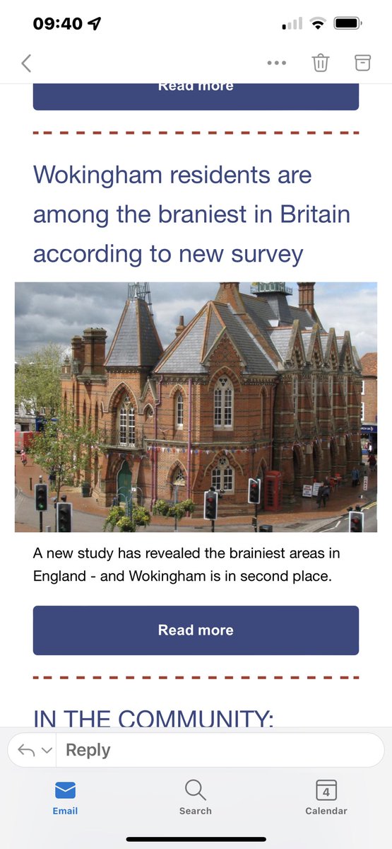 Obviously not written by someone from Wokingham… check the spelling 😂😂😂