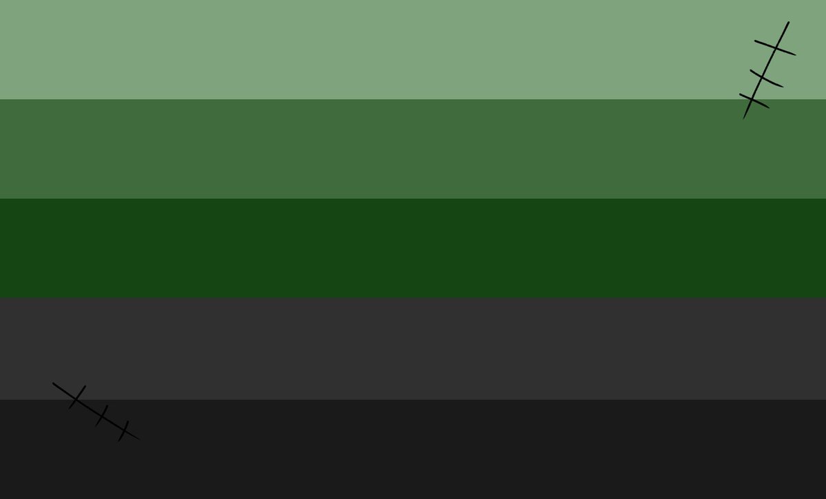 JesterFlags's tweet photo. Zombgender flag! https://t.co/CO7zDmxq7c