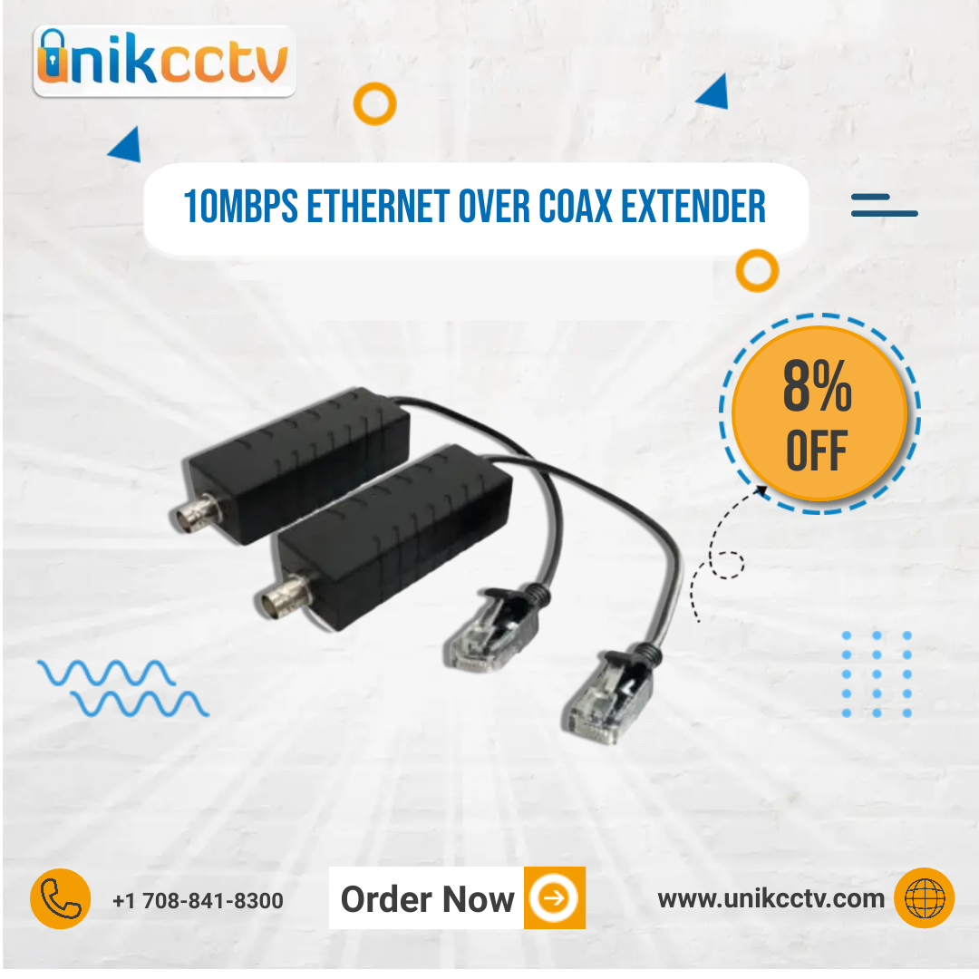unikcctv's tweet photo. The EOC-301 10Mbps Ethernet Over Coax Extender is a Power + Signal Extender designed for CCTV Cameras and similar devices. Features 300-Feet transmitting range.
To Know More.
.
.
https://t.co/3CrFL33hpR
 #cctvwire #transmiter #wireless #camera #cameraconnectorkit #hawley https://t.co/b6h0vq5NFq