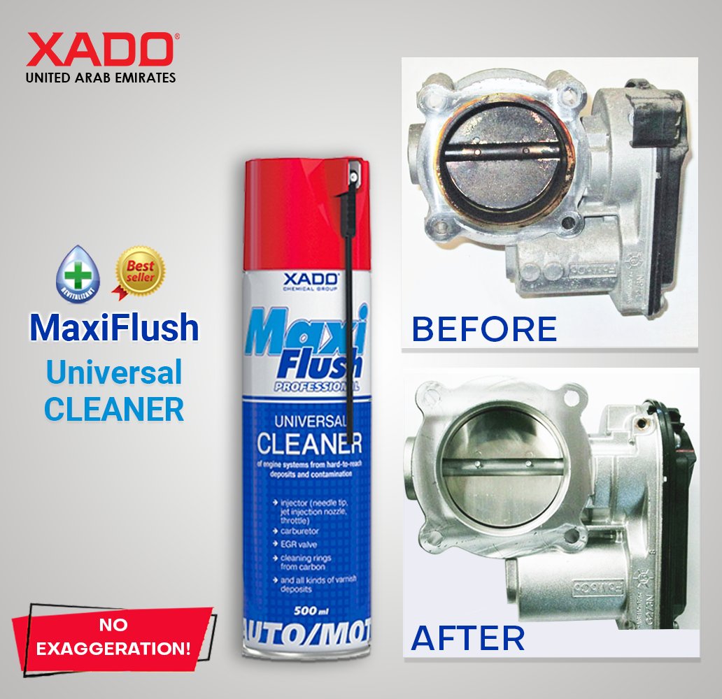 XADO Carburetor Cleaner Spray - 500ml with Ceramic Metal Conditioner Revitalizant®

#xadouae #xado #injectorcleaner #maxiflush #carburetorcleaner #removecarbon #universalcleaner #enginecleaner #carburetorcleaning