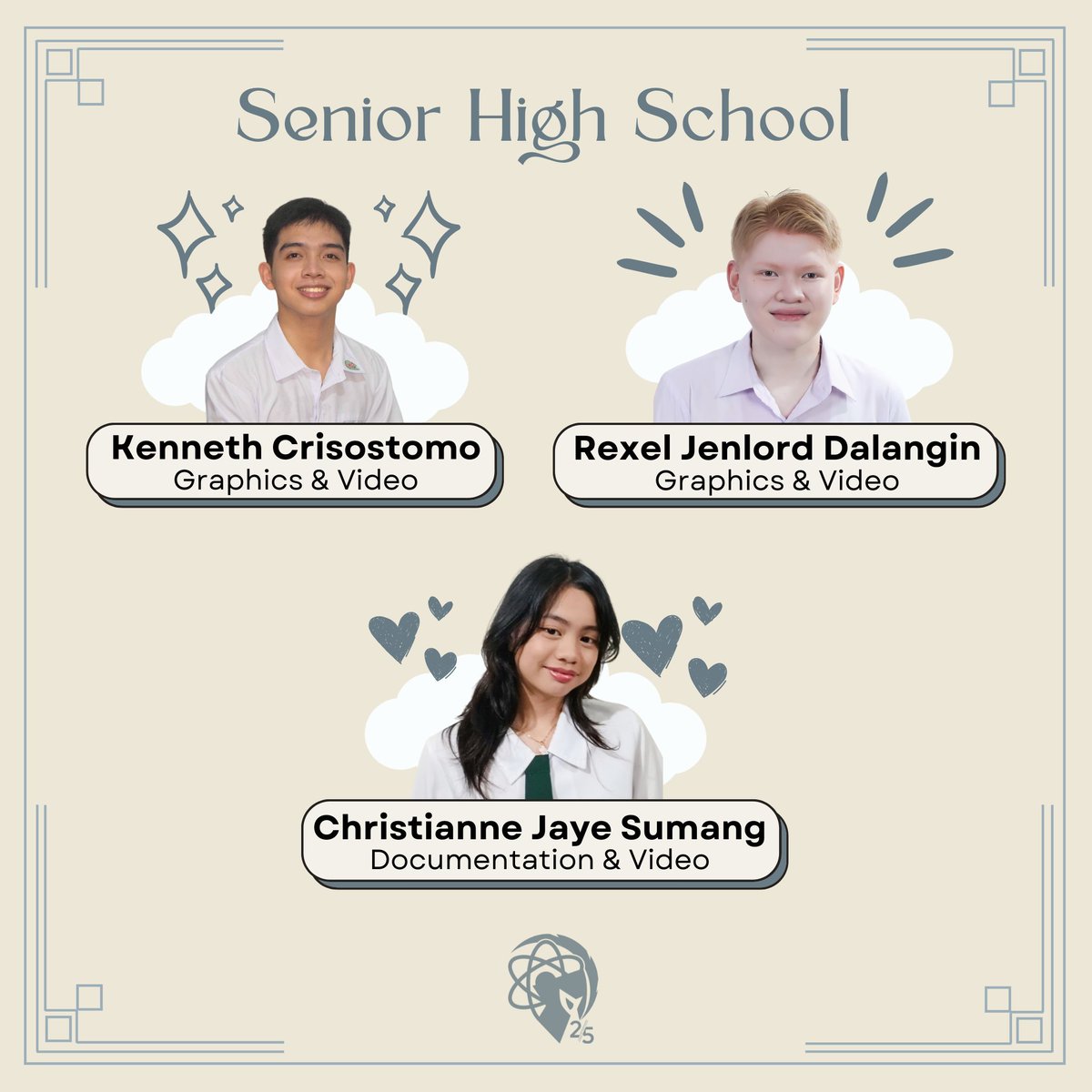 RiSciSSG's tweet photo. 𝗠𝗘𝗘𝗧 𝗢𝗨𝗥 𝗣𝗨𝗕𝗟𝗜𝗖𝗜𝗧𝗬 𝗖𝗢𝗠𝗠𝗜𝗧𝗧𝗘𝗘 📢🎨💻 

Hey RiScians! Let us welcome the Publicity Committee of the SSG 2022 - 2023! https://t.co/Whfs0rsJps