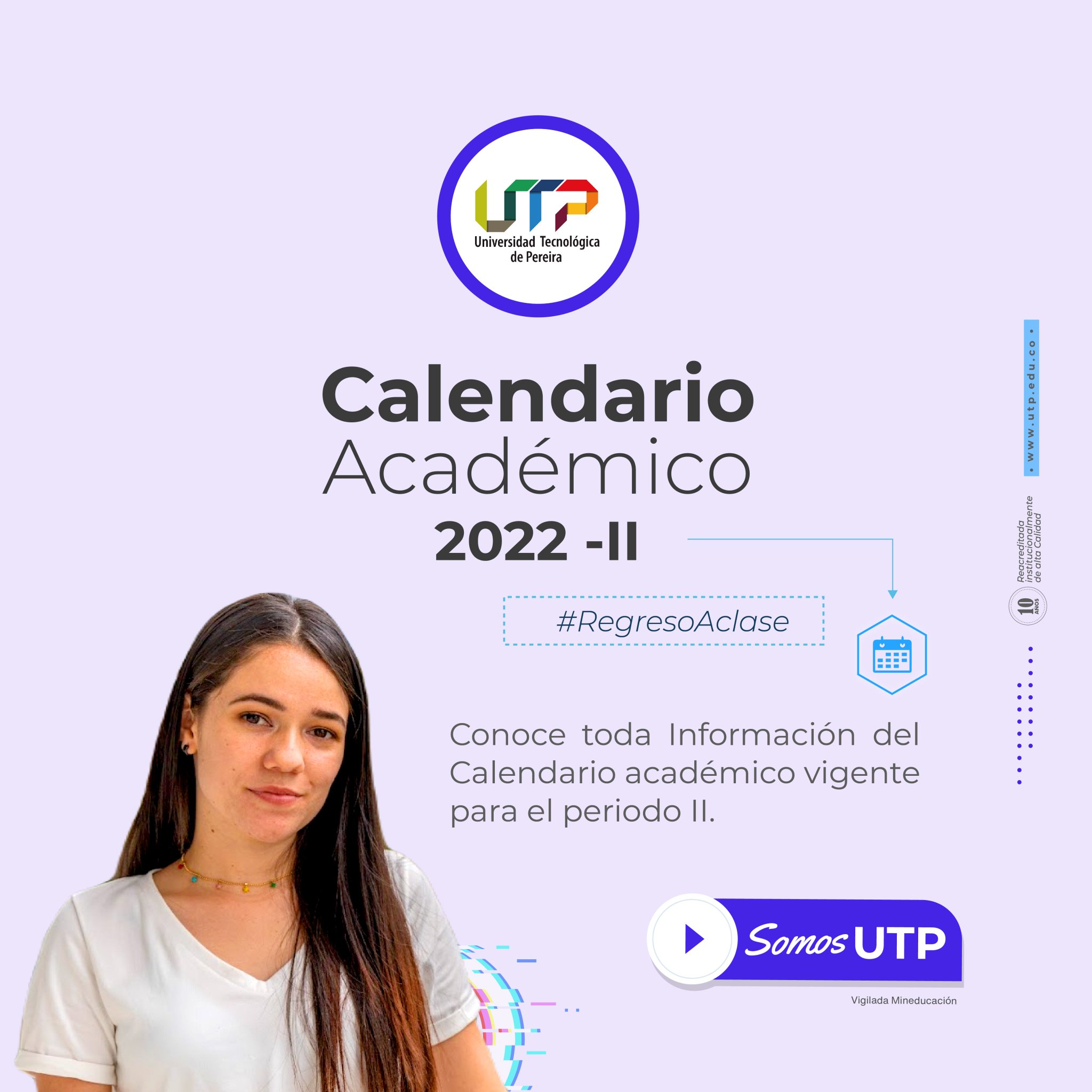 UTP on Twitter: "Les compartimos el calendario académico del segundo semestre 2022. ������ Ten 