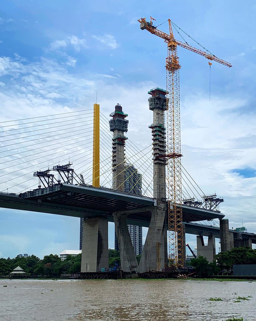 Skyboyz15's tweet photo. New Bkk Landmark‼️🇹🇭🚘
#สะพานคู่ขนานสะพานพระราม9
(รอชื่อใหม่😃🙏) cable-stayed bridge เตรียมชมความงามกันได้เลยครับ มีนา66👷♂️🌉💙
Cr. Joe Trivisvavet
#ชการช่าง #chkarnchang #ckgroup #ทางพิเศษสายพระราม3 #ประยุทธ์ https://t.co/TTAOLJX3yG