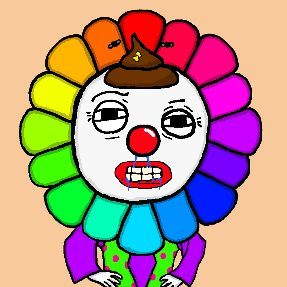 yyyyaerus's tweet photo. ayo @yugalabs lets get those clowns (@nftinvestrs) to .5 floor, aight?
*honk* *honk*
Day 42: Being an NFTInvestr still keeping it together, mentally. #nft #clownfollowclown #bayc #opensea https://t.co/4KMvVONCS8