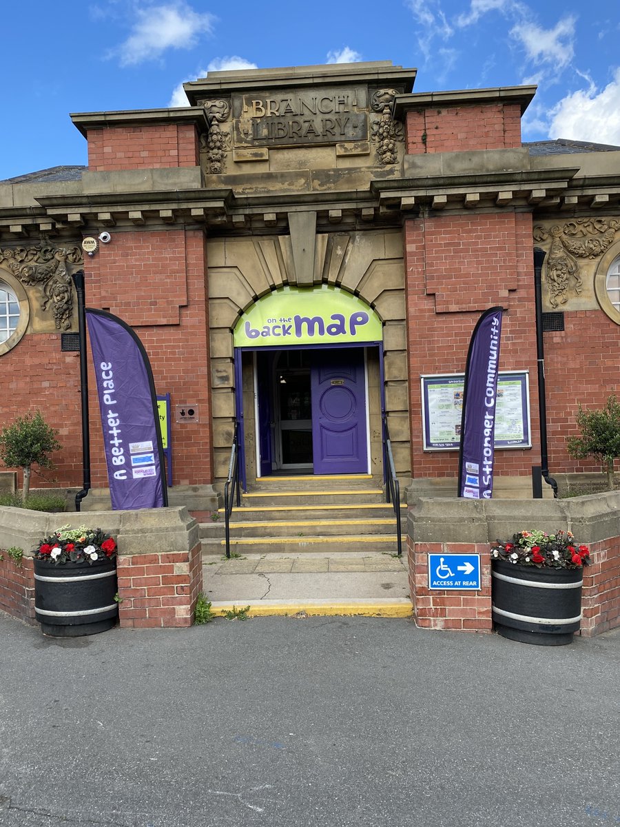 BackontheMapLtd's tweet photo. ⛳️Our new flags are proudly in place outside Carnegie Community Corner. A big #ThankYou to Nathan and Jimmy from our maintenance team for installing them this week. 

If you're in #Hendon, pop in to see what's happening in #YourCommunity. https://t.co/p3VZGLq6mu