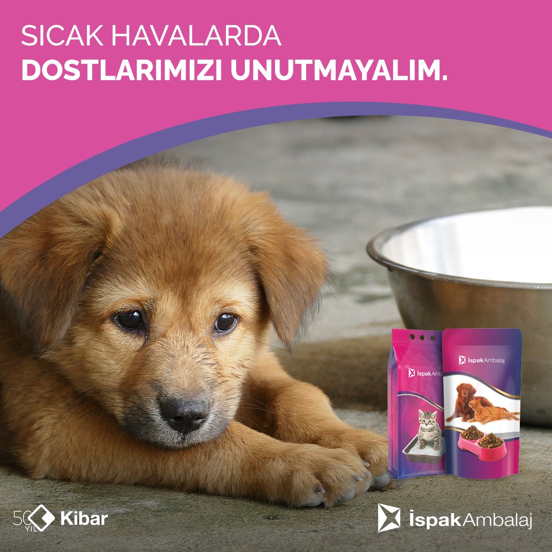 Sıcak havanın etkisi artıyor, sokaktaki dostlarımız için kapınızın önüne bir kap su koymayı unutmayın.

#İspak #İspakAmbalaj #Ambalaj #Doypack