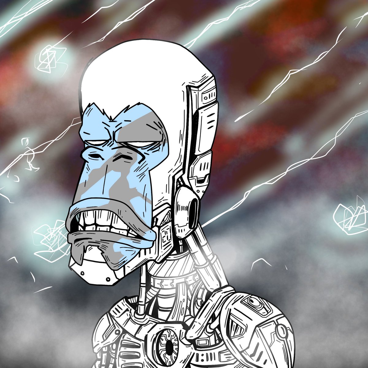 This Cybronatic Apes is a good thing in this war.  waiting to be possessed #NFTCommmunity #nft #NFTCollection #NFTMarketplace #NFTMarketplace #NFTshill #NFT買います #NFTTHAILAND #NFTartwork #NFTJPN #crypto #CryptoCommunity #cryptocomnft <a href="/cryptocomnft/">Crypto.com NFT</a>