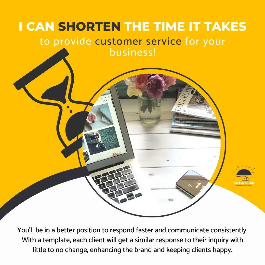 createmii's tweet photo. I can shorten the time it takes to provide customer service for your business! โ
For your company, we can develop a comprehensive social media support plan. ๐
If you want to know more, letโs talk! Visit my profile: https:/linktr.ee/createmii
#createmi #thursdaytip https://t.co/d7RAkGFRgw