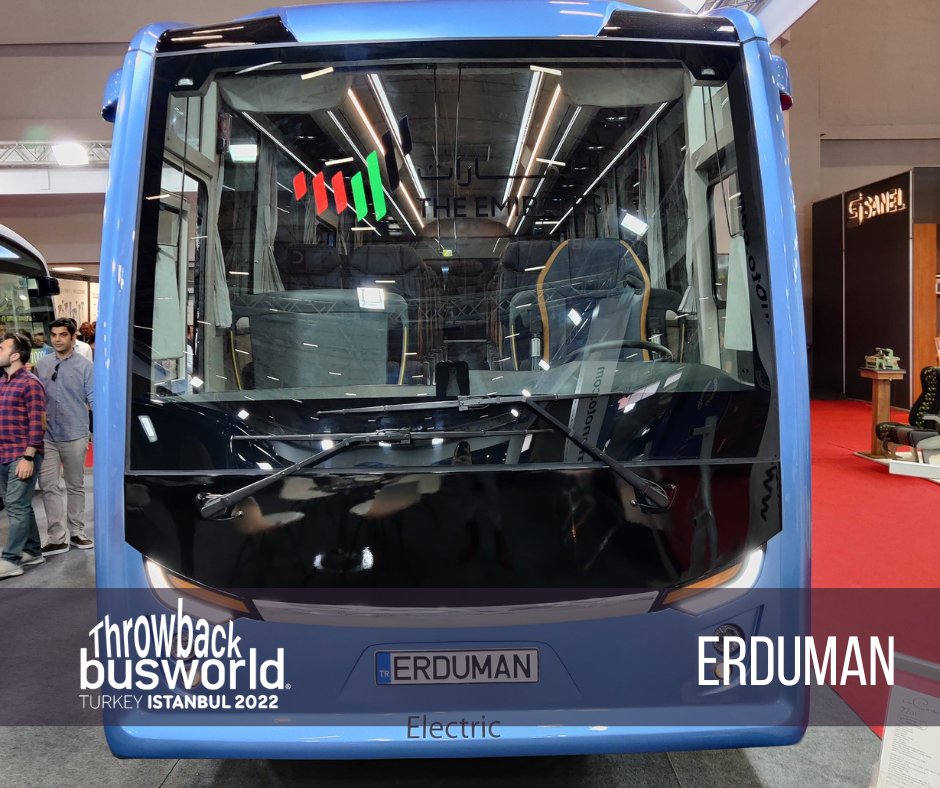 busworld's tweet photo. Erduman Automotive presented its brand new city and luxury tourist electric midibuses at Busworld Turkey 2022. Except from the batteries, all parts of these 30-seat electric buses are a 100% Turkish production.
#busworld #BusworldTurkey #Erduman #emobility #publictransport https://t.co/IEmWzxFSh7