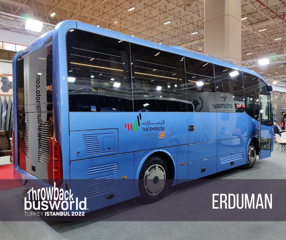 busworld's tweet photo. Erduman Automotive presented its brand new city and luxury tourist electric midibuses at Busworld Turkey 2022. Except from the batteries, all parts of these 30-seat electric buses are a 100% Turkish production.
#busworld #BusworldTurkey #Erduman #emobility #publictransport https://t.co/IEmWzxFSh7
