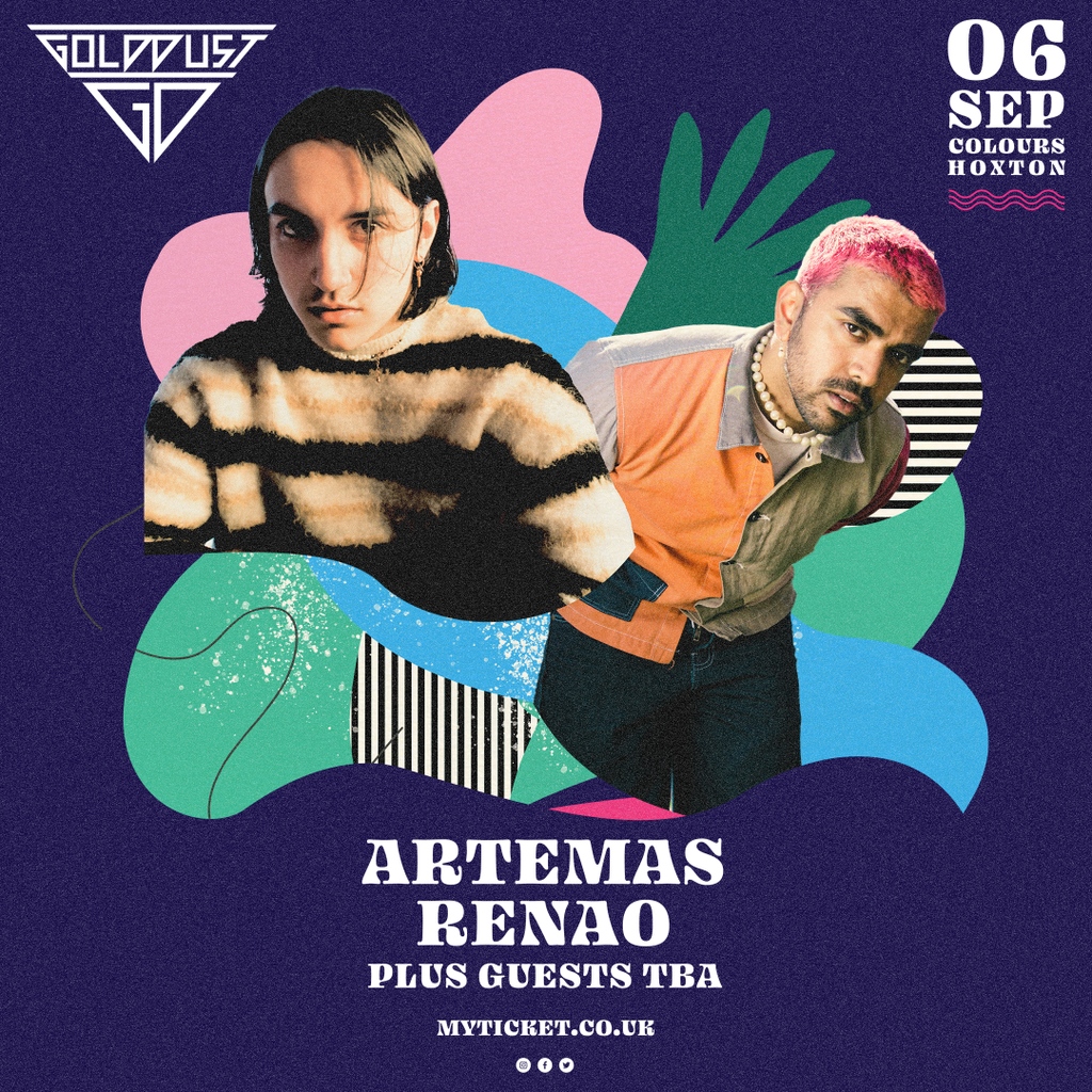 GoldDustClub's tweet image. ✨ Gold Dust is BACK! ✨

We can't wait to be back at Colours with the hottest emerging artists and the best monthly new music! 

Joining us for our September show is Artemas and Renao (third guest TBA). 

Don't miss out! Grab tickets at: bit.ly/3pc9yu1 ⚡