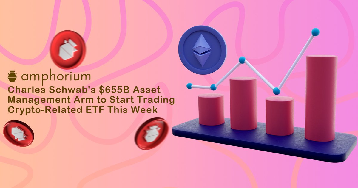 #SchwabAssetManagement, a subsidiary of #TheCharlesSchwabCorp., announced the launch of the #Schwab #CryptoThematic #ETF (NYSE Arca: #STCE), calling the new product “its first crypto-related ETF.”The first trading day of the #SchwabCrypto Thematic ETF will take place on August 4.