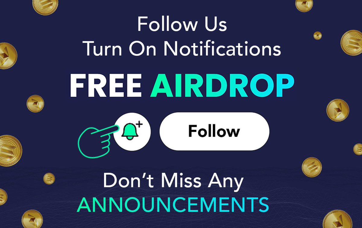 We are going to Airdrop ANYSIDE Tokens (resealable) to each of our Twitter followers. Make sure to follow us and turn on notifications 👉🔔 so you don't miss out.