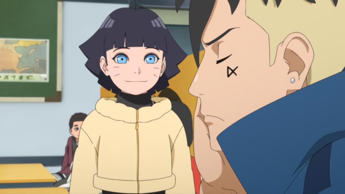 Abdul Zoldyck on X: Himawari taking care of a stray dog! #Boruto