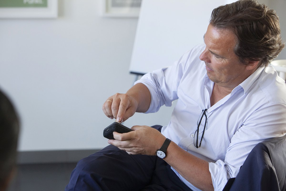 punkt's tweet image. How can the consumer electronic industry respond to the challenges of the ecological transition? More from Raphael Jung and Jan Sagasser&apos;s visit to Punkt. headquarters in Lugano: bit.ly/3d2LbM9 #education #punktdesign #designstudents