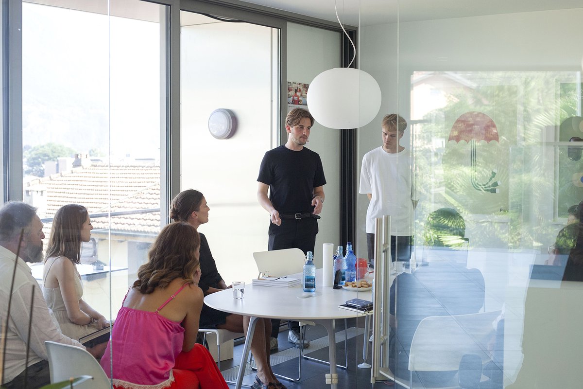 punkt's tweet image. How can the consumer electronic industry respond to the challenges of the ecological transition? More from Raphael Jung and Jan Sagasser&apos;s visit to Punkt. headquarters in Lugano: bit.ly/3d2LbM9 #education #punktdesign #designstudents