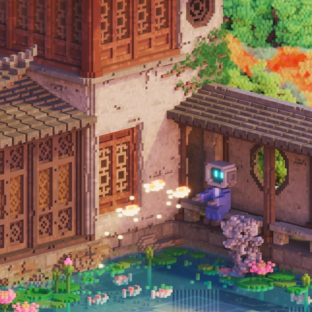 bkvoxel's tweet photo. The next stop is … ✨🪷💆🏻

"11 - INNER SURGE"
#voxel #voxelart #magicavoxel https://t.co/cUAmtygISO