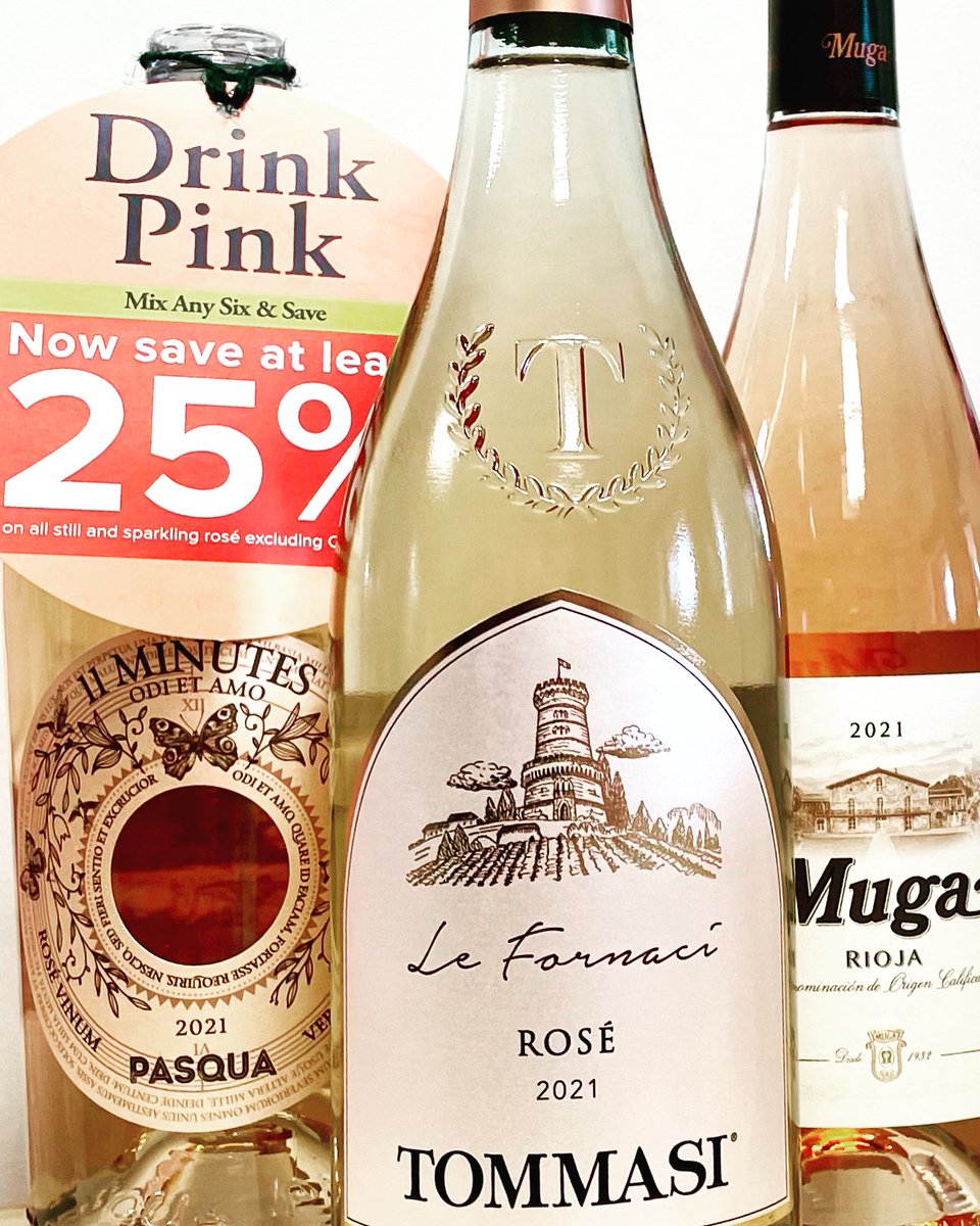 Guys, #sunsout so it’s time to #drinkpink With at least 25% #winepromo on #roséwine let’s #seeyouinstore❤️ #majesticwine #guildford to try some on our #tastingcounter All NOT #provencerosé 🤨 
.
.
#rosewine #rosé #roséinthegarden #roséinthesun #winepromotion