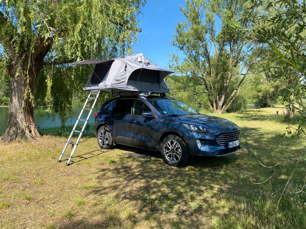 FordNewsEurope's tweet photo. Good news for #FordKuga fans!
⛺ Our Kuga can now accommodate a roof tent, perfect for those family trips to the lake or beach!
Learn more on the #FordBlog 👉 https://t.co/A3SRsadBIF https://t.co/Xf5bYAg9OX