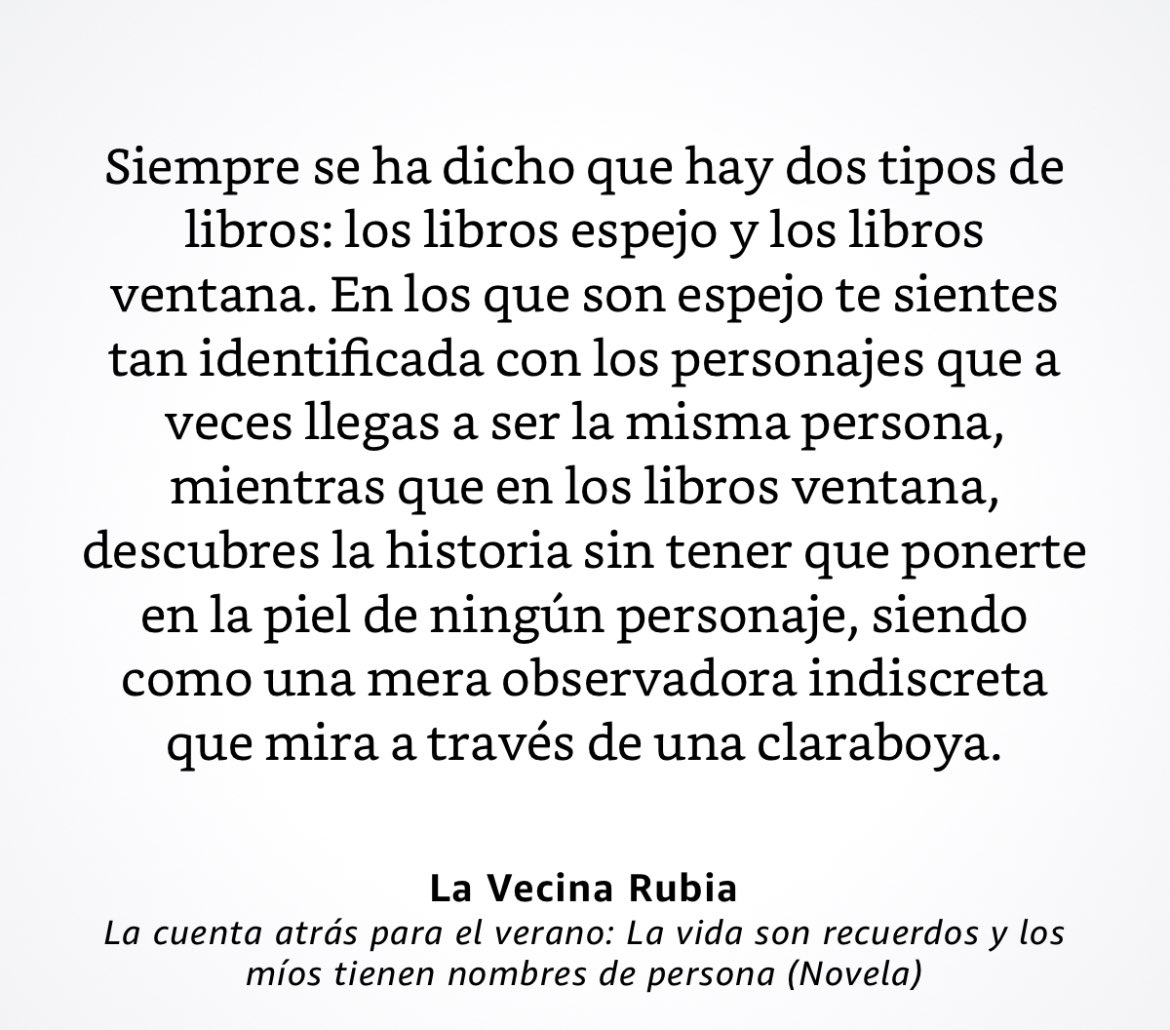 Este es el espejo que ha convencido a La Vecina Rubia y ya preside su  distribuidor