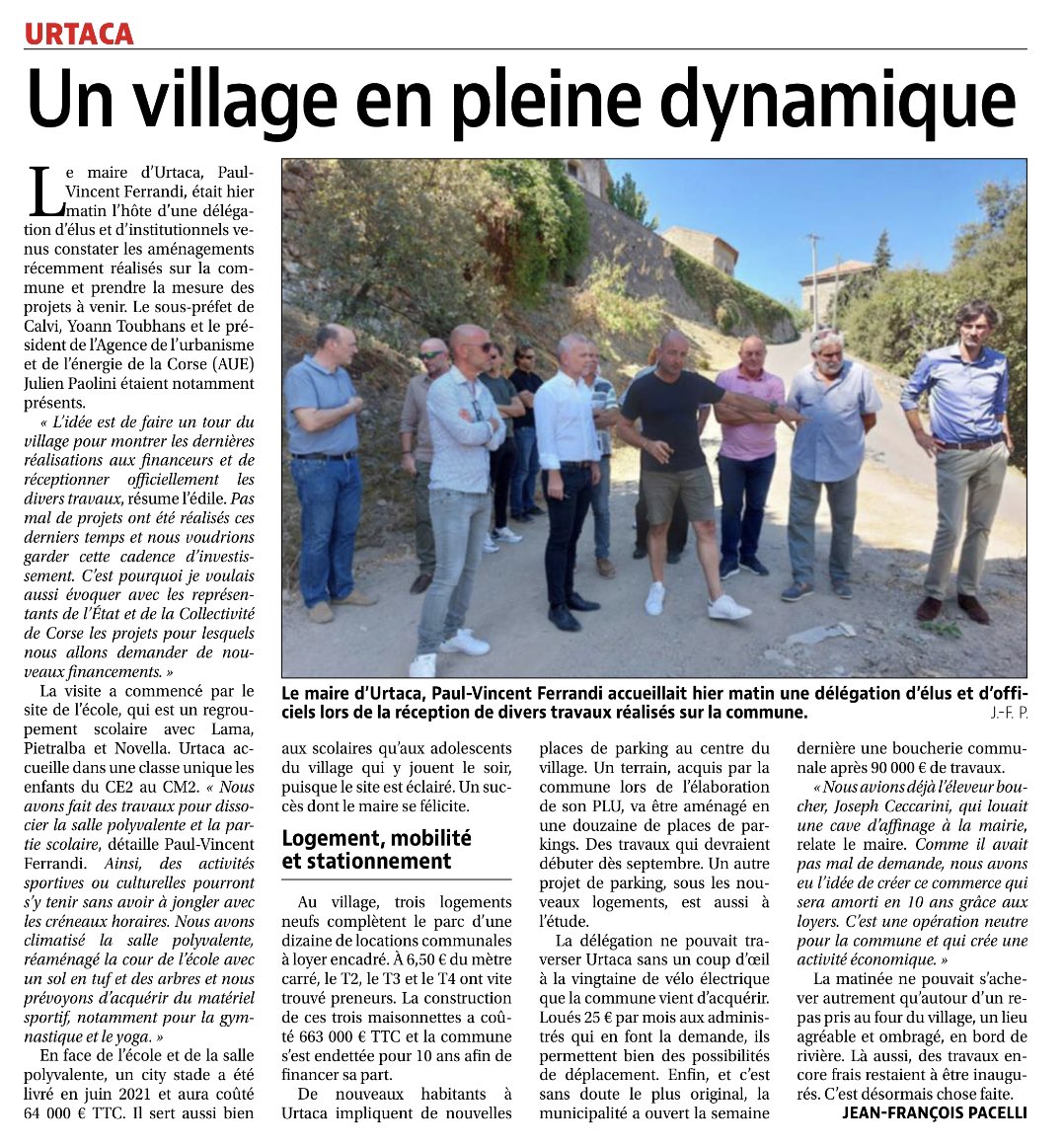 DinamicheT's tweet photo. La commune d’Urtaca a bénéficié de  plusieurs subventions dans le cadre des règlements des aides destinés aux communes, intercommunalités et territoires mis en œuvre par @IsulaCorsica.
Pour plus d’infos👇 
1/7 https://t.co/o9e3EA3uDK