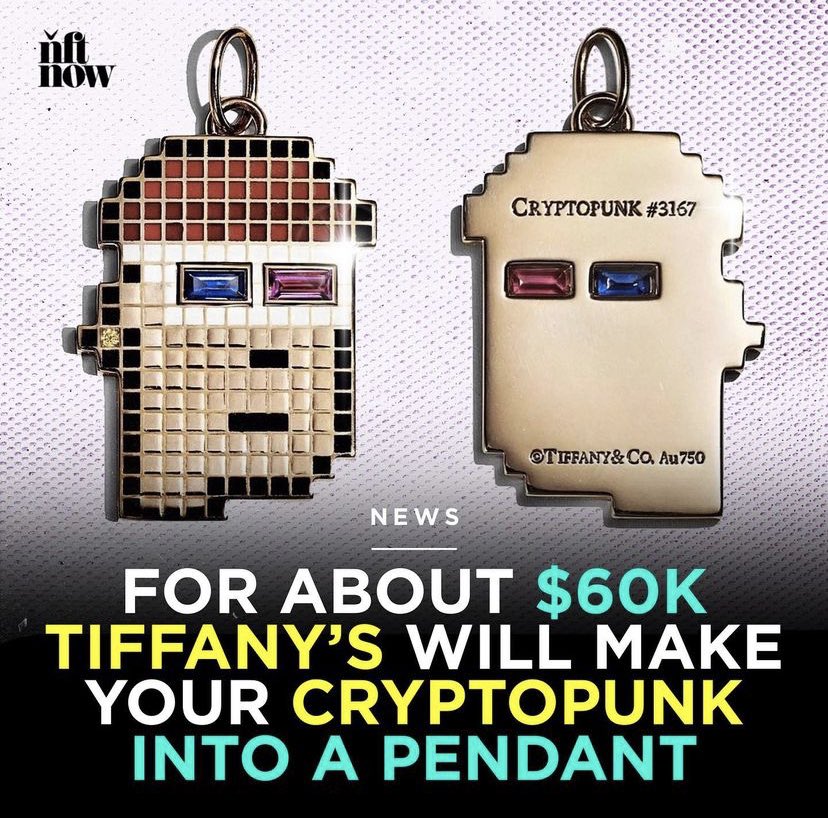 #TiffanyAndCo 
#cryptopunks 
#NFTCommunity