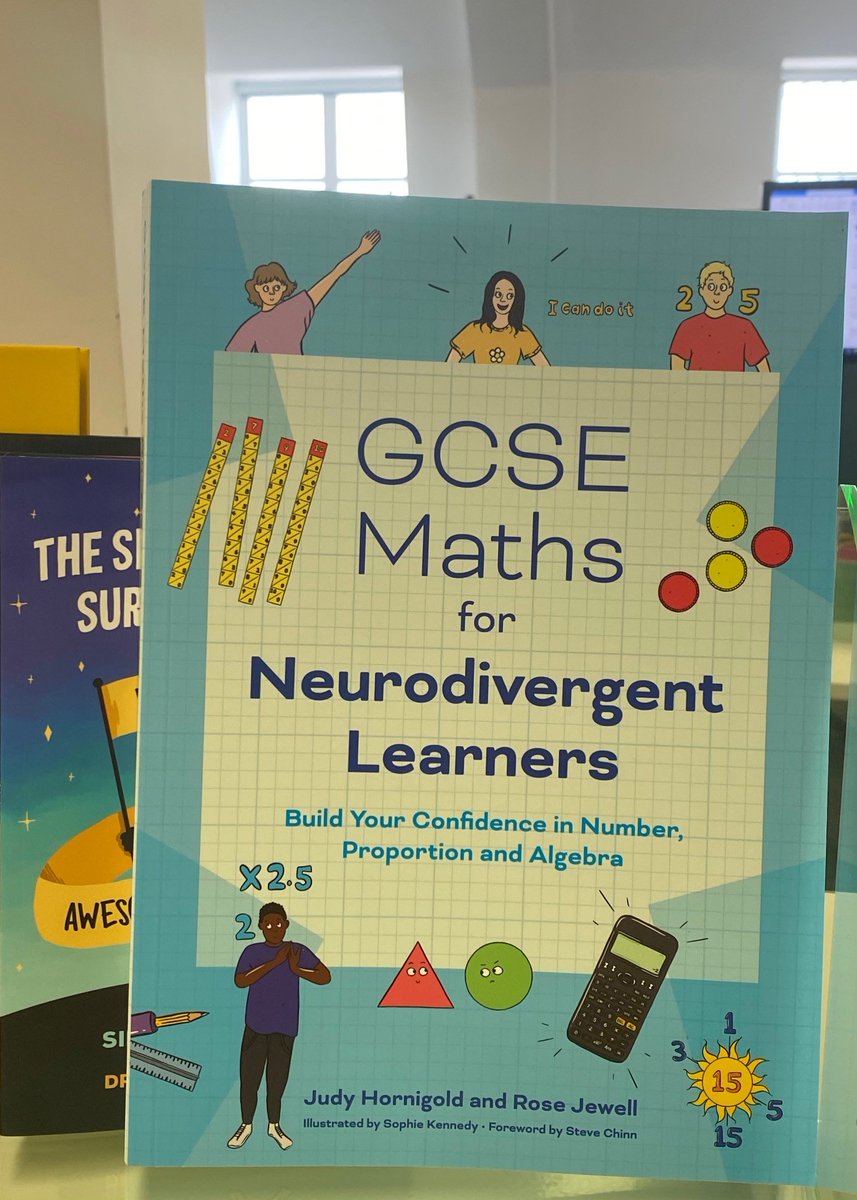 SOOOO excited to see the advance copies of #GCSEMathsforNDLearners book in print at Carmelite House this morrning #neurodiversity #neurodivergent #studyguides #SEN #specialeducation #learningdifferently #booksforrkids #dyscalculia #dyslexia #mathsdifficulties <a href="/JKPbooks/">JKP Books</a>