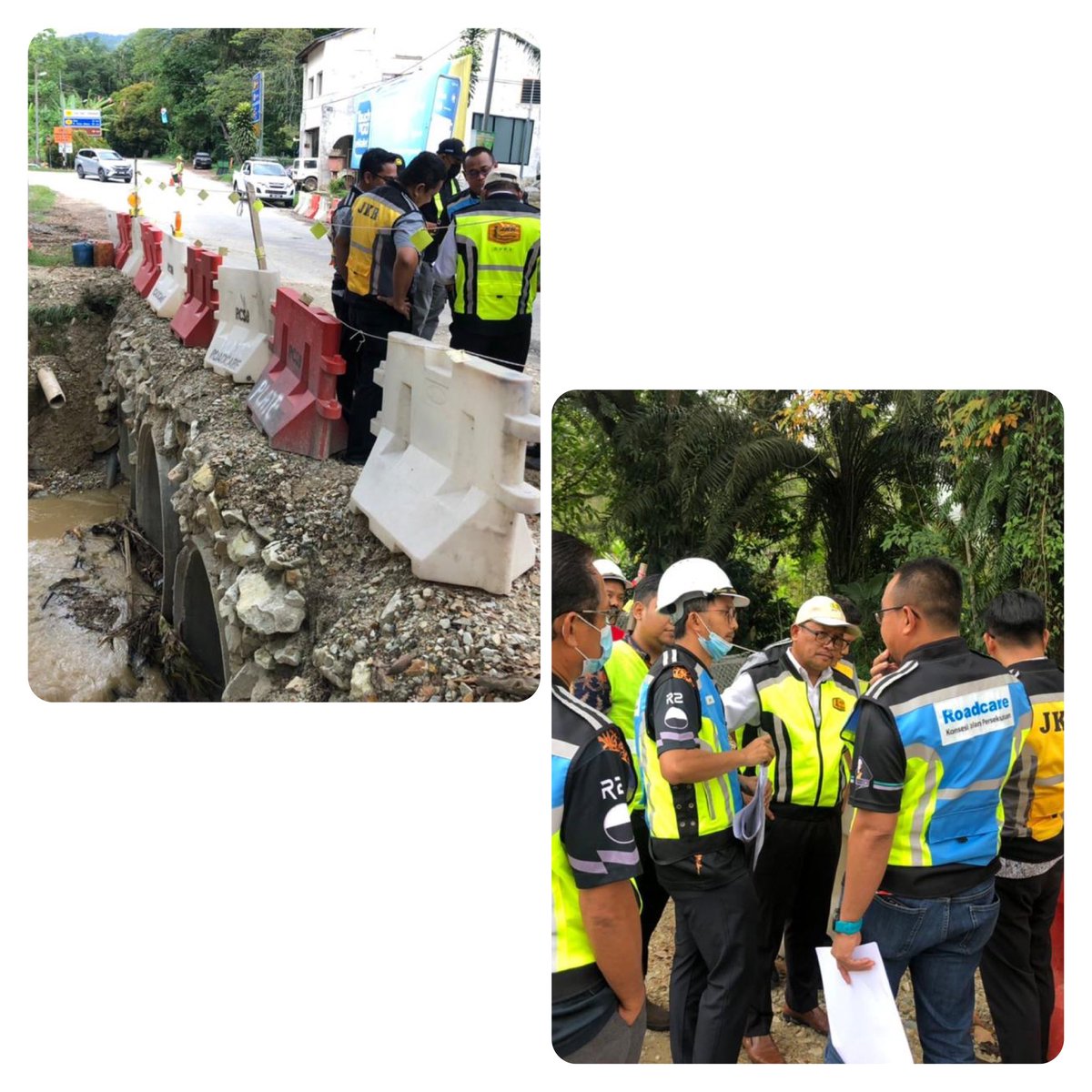ROADCARE (M) SDN BHD (@roadcare_hq) on Twitter photo Pemantauan tapak di projek membina Arch Culvert di FT 218,sek 22.15 bersama Pengarah CSFJ, JAPJ JKR Pahang dan JKR Raub.
<a href="/JKRMalaysia/">JKR Malaysia</a>
<a href="/CSFJ_JKR/">Cawangan Senggara Fasiliti Jalan (CSFJ)</a>
<a href="/JKRPAHANG/">JKR PAHANG</a>
<a href="/JKR_Raub/">JKR Raub</a>
<a href="/Roadcare_Phg/">ROADCARE PAHANG</a> Pemantauan tapak di projek membina Arch Culvert di FT 218,sek 22.15 bersama Pengarah CSFJ, JAPJ JKR Pahang dan JKR Raub.
<a href="/JKRMalaysia/">JKR Malaysia</a>
<a href="/CSFJ_JKR/">Cawangan Senggara Fasiliti Jalan (CSFJ)</a>
<a href="/JKRPAHANG/">JKR PAHANG</a>
<a href="/JKR_Raub/">JKR Raub</a>
<a href="/Roadcare_Phg/">ROADCARE PAHANG</a>