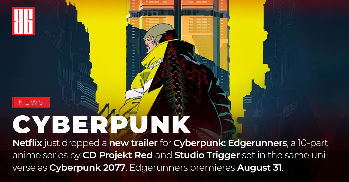 bgeekeu's tweet photo. 🍿 Looks so cool. Please don't screw this up, @netflix.

#Netflix #cyberpunk #Cyberpunk2077 #cdpr #cdprojektred #studiotrigger #cyberpunkedgerunners https://t.co/FmJzqCksGp