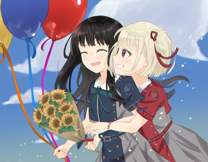 遅刻しちゃったけど誕生日おめでとう!#リコリコ #リコリス・リコイル 