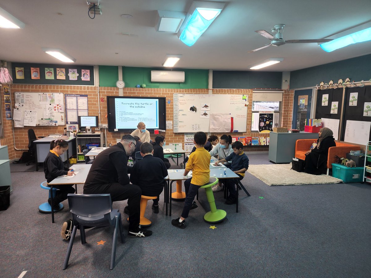 Matt_Dibley's tweet photo. Open day at PPS 2022. Great to have so many parents come into our classrooms and see first hand the amazing work our students produce on a daily basis. #Edweek22 #publiceducation #supportunit https://t.co/rmzQtmx6Zd