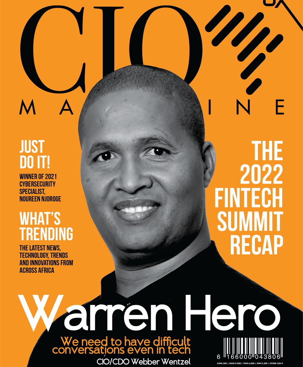 dx5ve's tweet photo. The August issue of the CIO Africa magazine unpacks everything Tech in the continent. Read about Warren Hero the CIO at Webber Wentzel the biggest law firm in Africa &amp; how they have been able to bring together Tech &amp; Law.
Grab Your copy: https://t.co/eMIcGRsS35
#CIOAfricaMagazine https://t.co/nbcckTKPgB