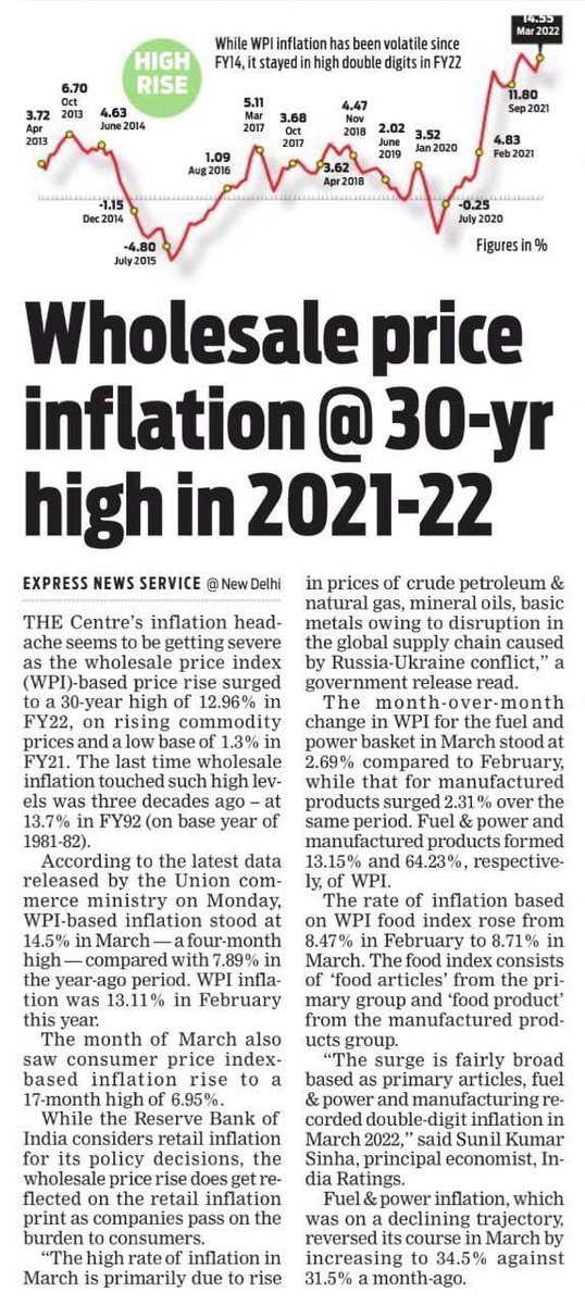 KTRBRS's tweet photo. Madam FM @nsitharaman Ji

No amount of spin &amp; sophistry will conceal NPA Govt’s Jhumlanomics

The undeniable facts:

❇️ Highest inflation in 30 Yrs
❇️ Weakest ever Rupee @80
❇️ Highest unemployment in 45 Yrs
❇️ Highest LPG price in the world
❇️ India surpassed Nigeria in poverty https://t.co/CwBK1ZcVDd