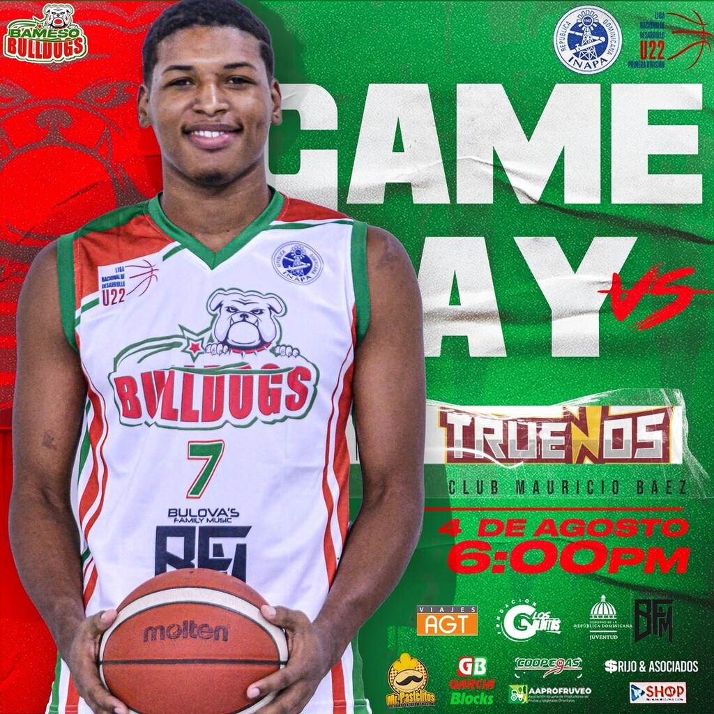 🔴🟢A ver, ¿quiénes nos acompañarán hoy en el primer partido de los #PlayoffsLND 🆚 Los Truenos del Distrito en el 📍 Club Mauricio Baez? #laJauria #BamesoBulldogs #LaLigaDeLasOportunidades #U22 #lndoficial <a href="/viajesagt/">viajesagt</a> <a href="/juventudrd/">Ministerio Juventud</a> @blocksgarcia <a href="/coopegas/">lemiel jean batista</a> … instagr.am/p/Cg1NfzYsnNC/