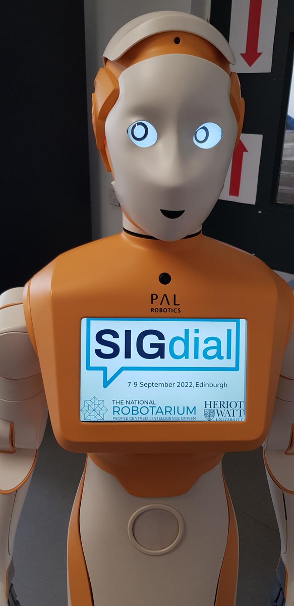 oliverlemon's tweet image. A reminder from ARI @SpringH2020  and  @PALRobotics :  early registration for  @sigdial 2022 @HeriotWattUni @NRobotarium closes on 7th august #Conversational_AI #SIGdial2022    2022.sigdial.org