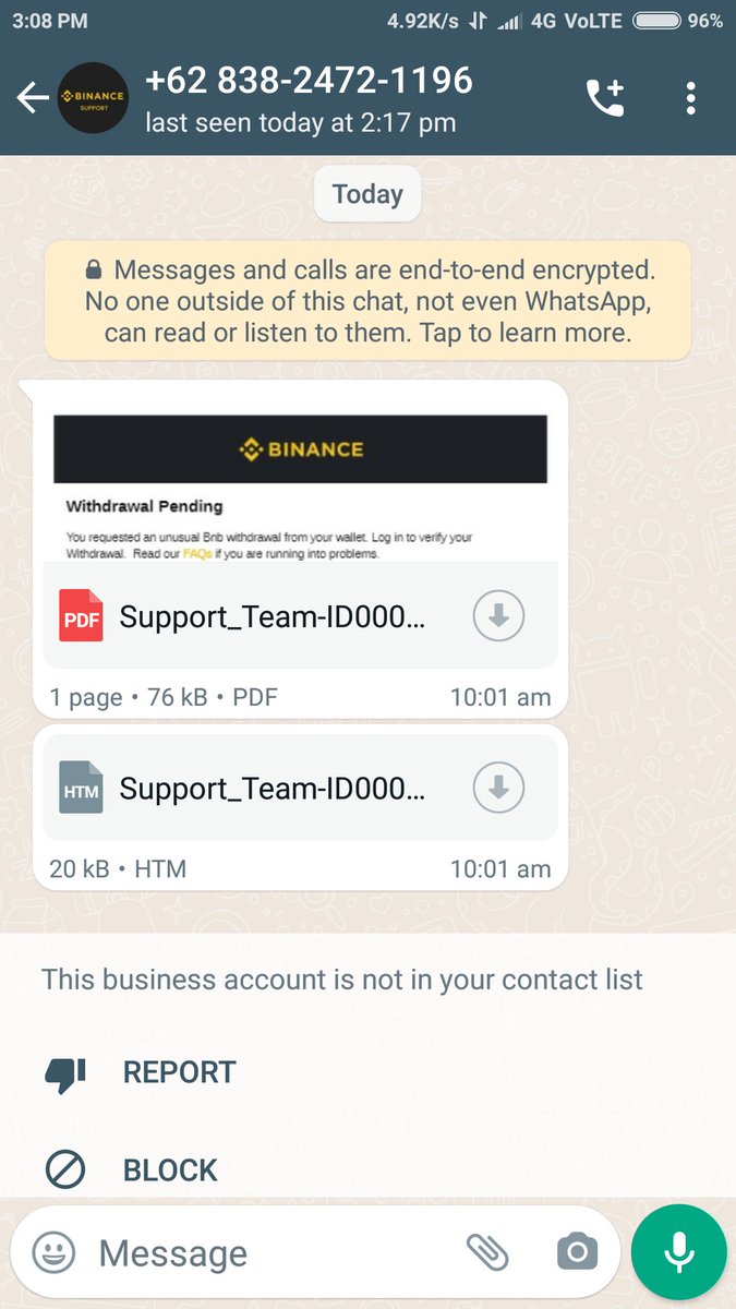 Pibatomba's tweet photo. @cz_binance Hello sir I am a varified user of @binance but some unexpected happens to my WhatsApp number i.e. link with binance  account. Please investigate. @cz_binance @BinanceFutures @BinanceAngels @BinanceResearch https://t.co/rhPYExyjez