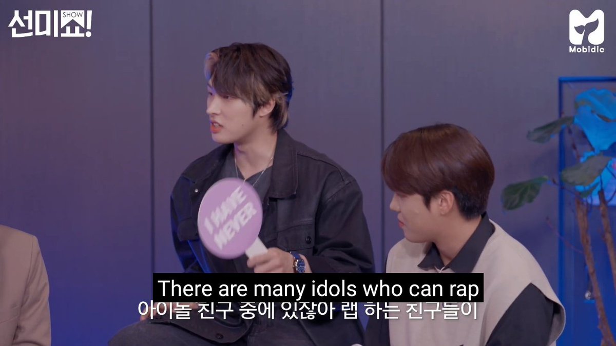 yungifvr's tweet photo. mingi said there a lot of rappers like him (that could've ended up in ateez instead of him) and the members were so quick to stop him.. i love them so much ☹️☹️ https://t.co/qEusqkB3jg