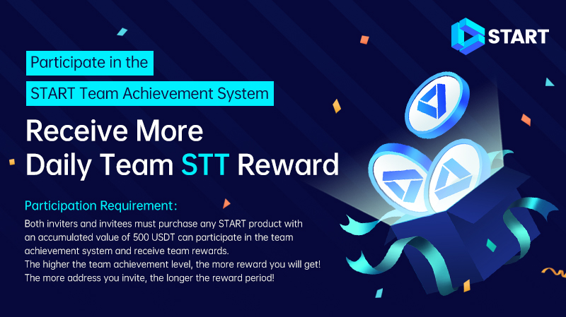 #START All new 🎊START Team Achievement System🎉 is officially launched!🚀

Participate now and receive generous $STT rewards !💰💰💰

Check it out: ⬇️⬇️⬇️ soso.startweb3.org/achievement/te…