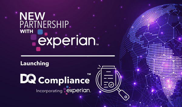 We're excited to announce our new partnership with <a href="/Experian_UK/">Experian_UK</a> to tackle the rise of UK #financialcrime

Read about our new partnership and the exciting launch of our new data-driven solution, DQ Compliance 👉 bit.ly/3Sl259j 
#fincrime #KYC #newpartnership