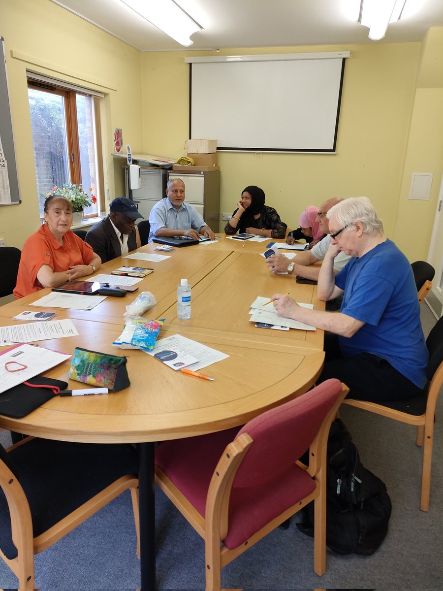 Everyone is enjoying the start of the IT course today with Michael @Newham_ndp . Learning about internet safety and other IT skills. #learning #computerskills #olderpeople #independence