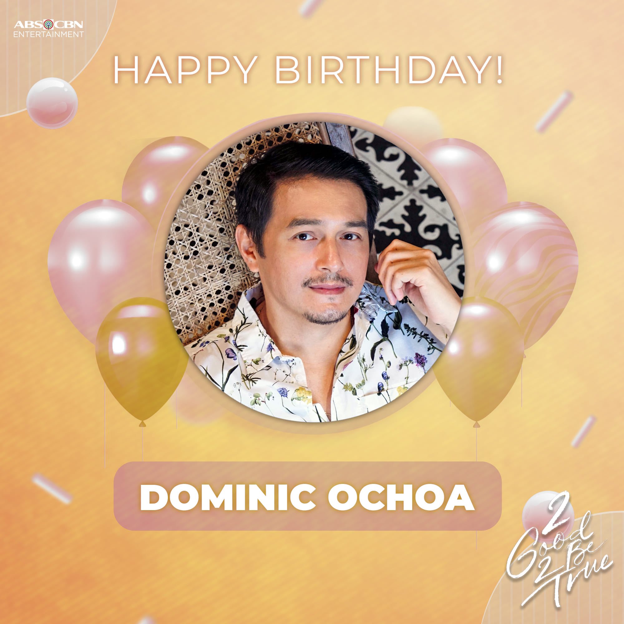 Happy Birthday, Dominic Ochoa. Stay safe and God bless you always! Love from your Family.    