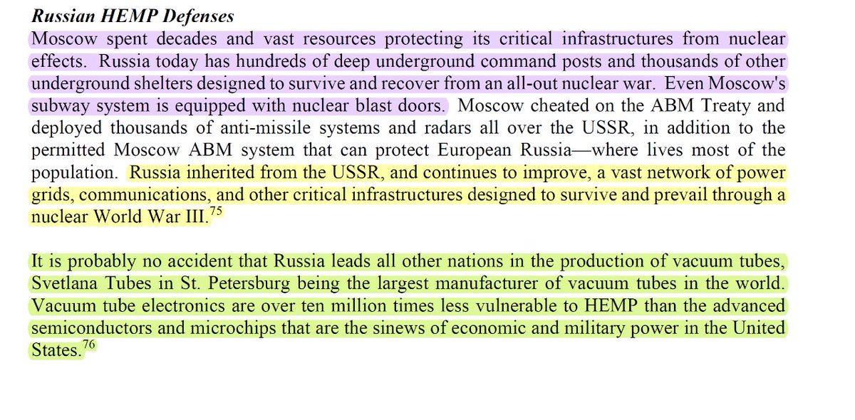 TickTalkies's tweet photo. @Shamurai10 @kavitha129 @TigerKiruba Russia's critical infrastructure designed to survive Super EMP attack and prevail through a nuclear #WorldWarIII 💕
#Putin is a Genius 😘
தலைவன் புடின் செமயா ஸ்கெட்ச் போட்டு வேலை செஞ்சுருக்கான் 😍
#SuperEMP
#Russia https://t.co/sv9do4KdaE