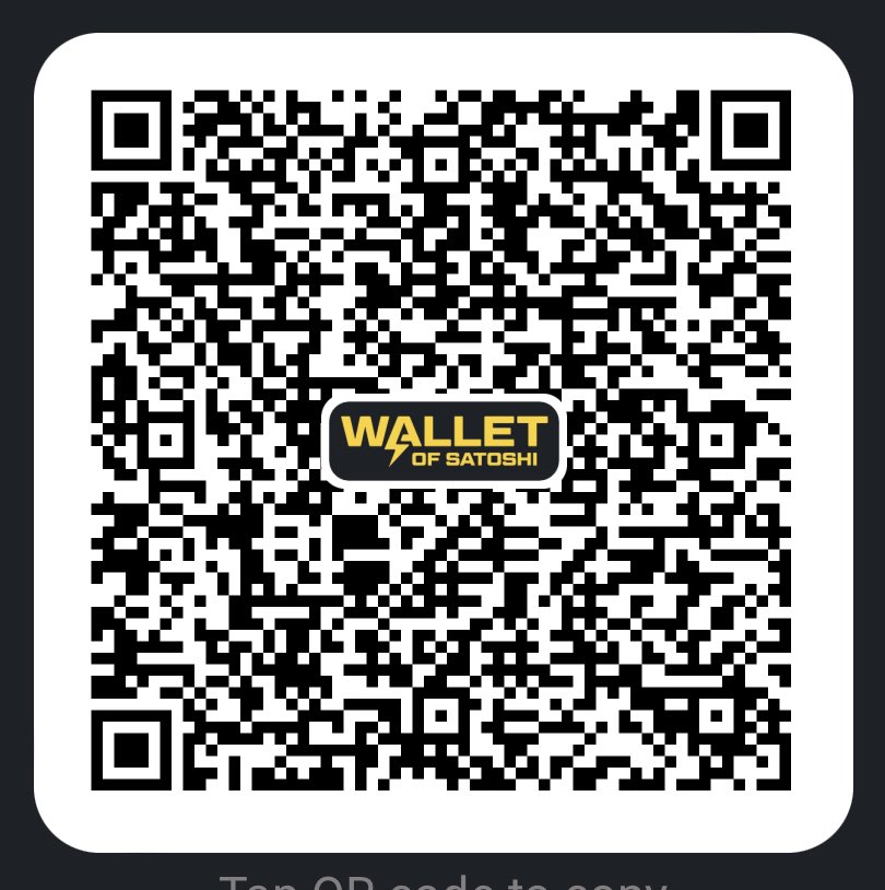 I would be very grateful if someone could send me random satoshi to demonstrate to my friend how the lightning network works

#Satoshi #Bitcoin #lightningnetwork #walletofsatoshi