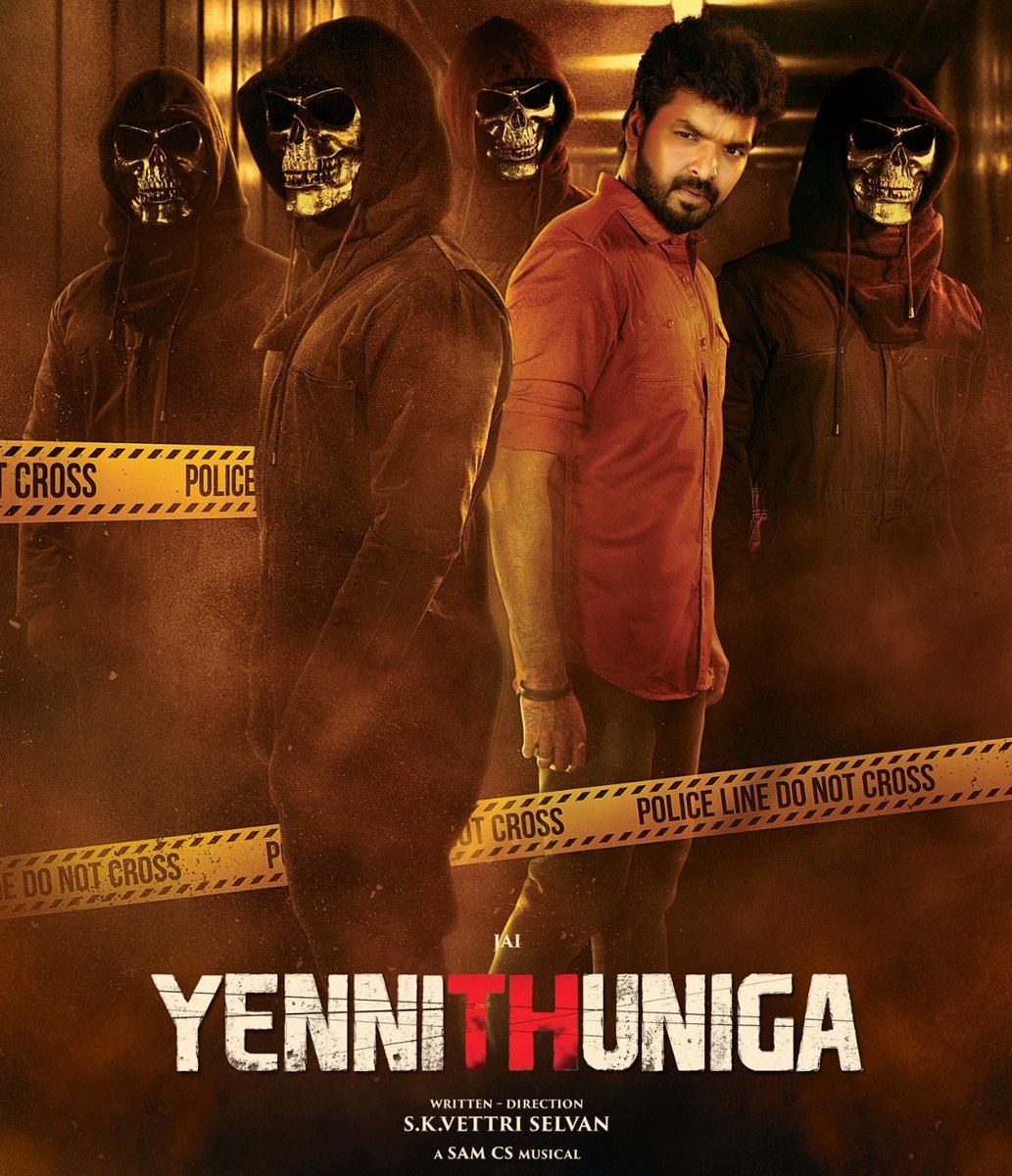 .#YenniThuniga - A story that doesnt impress anywhere. Actor Jai definitely needs to choose good stories and deliver neat spell. Interval twist alone is good. Sam CS music is appreciable. Too lengthy, feeble writing makes it overall, a mediocre fare.
