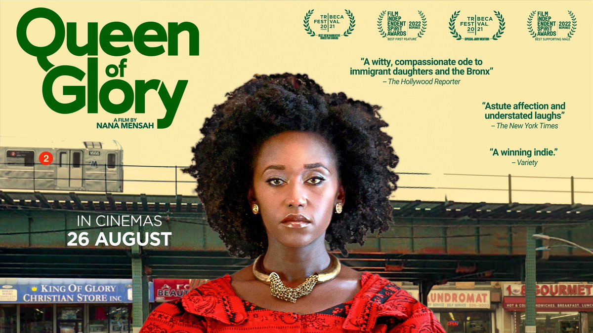 QueenofGlory22's tweet photo. 👑Just under 3 weeks until QUEEN OF GLORY hits UK screens👑

You can find out where its playing and book your tickets here: https://t.co/5UWa6warZB https://t.co/tJpAreO4n7